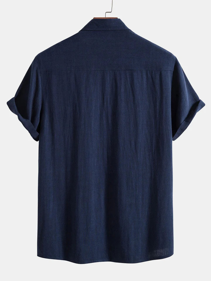 Booker - Camicia In Misto Lino Con Pantaloni Dritti