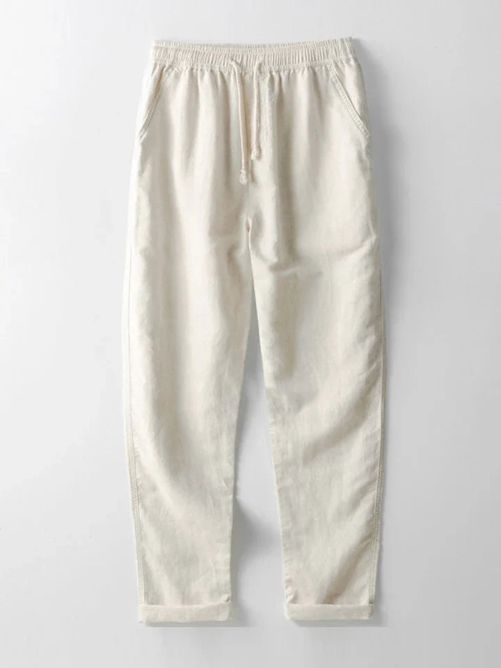 Booker - Camicia In Misto Lino Con Pantaloni Dritti
