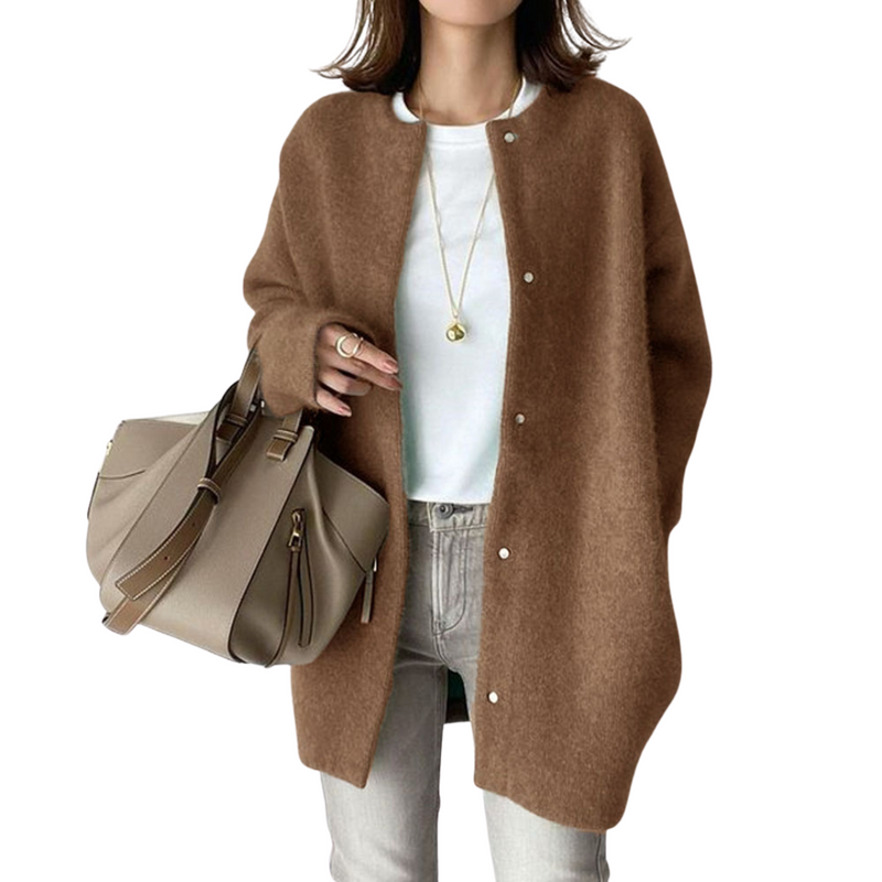 Genevia - Elegante Cardigan Lavorato a Maglia