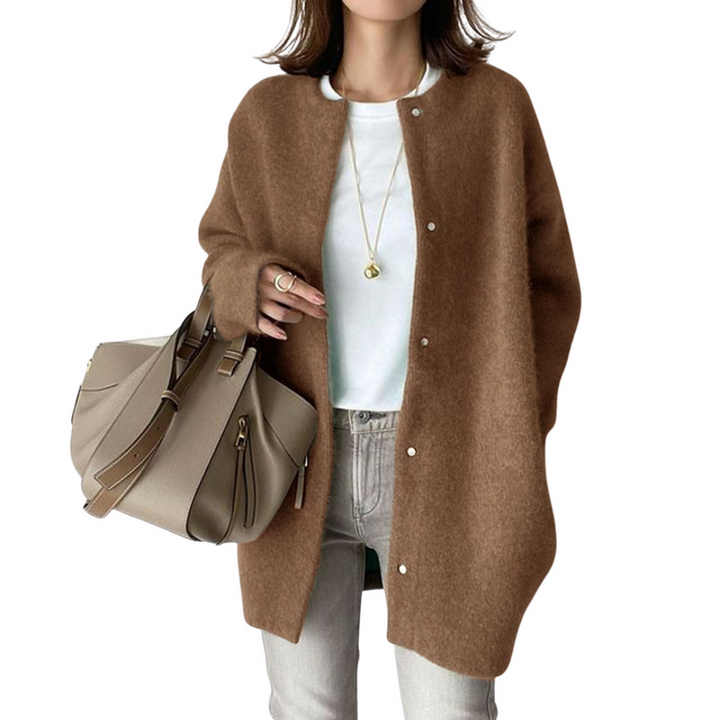 Genevia - Elegante Cardigan Lavorato a Maglia