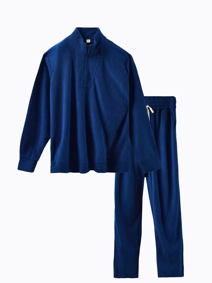 Cian - Completo Da Ginnastica a Due Pezzi Con Zip a Un Quarto