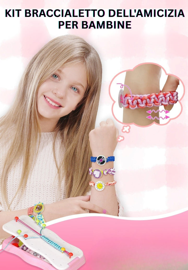 CharmCraft - Kit Fai Da Te Per Intrecciare Cordicelle a Mano