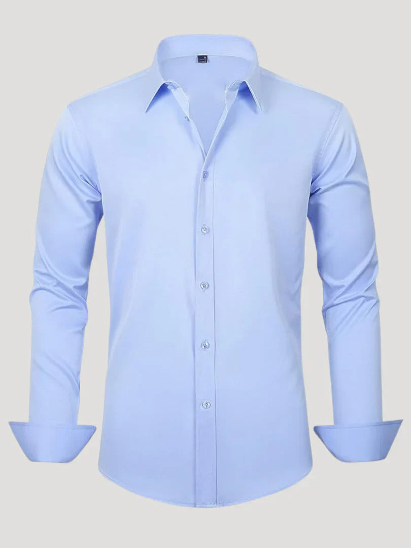 Bordon - Camicia Elasticizzata Non Stirabile Con Bottoni