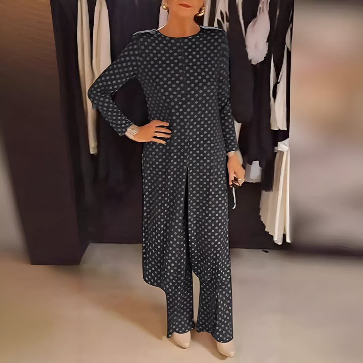 Maryse - Completo a Due Pezzi Con Allegri Pois