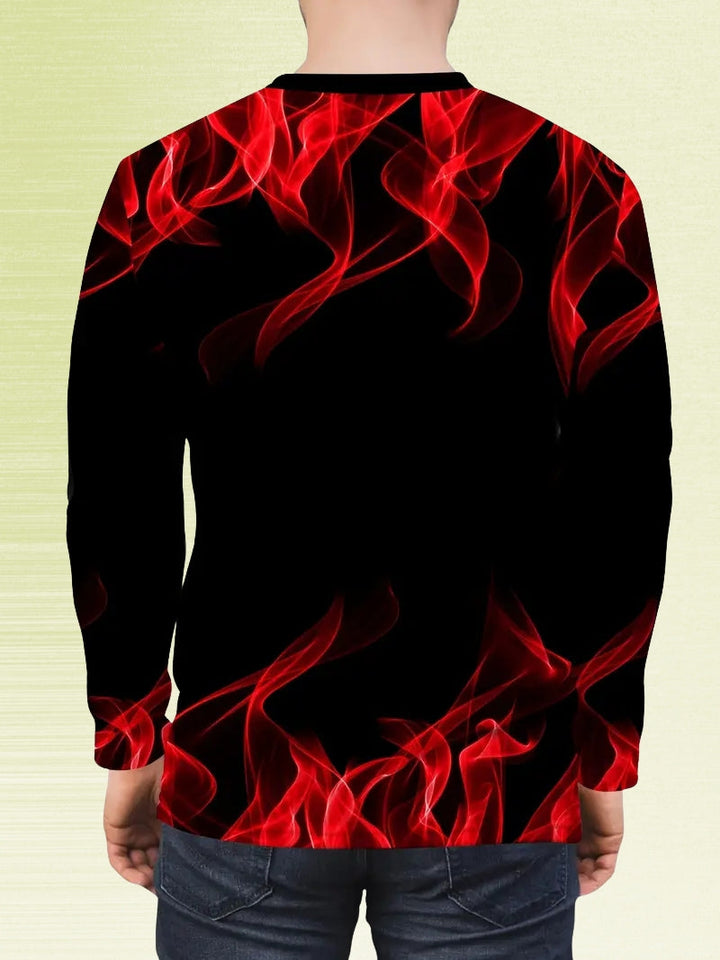 Bartlett - Camicia Casual a Maniche Lunghe Con Collo Rotondo