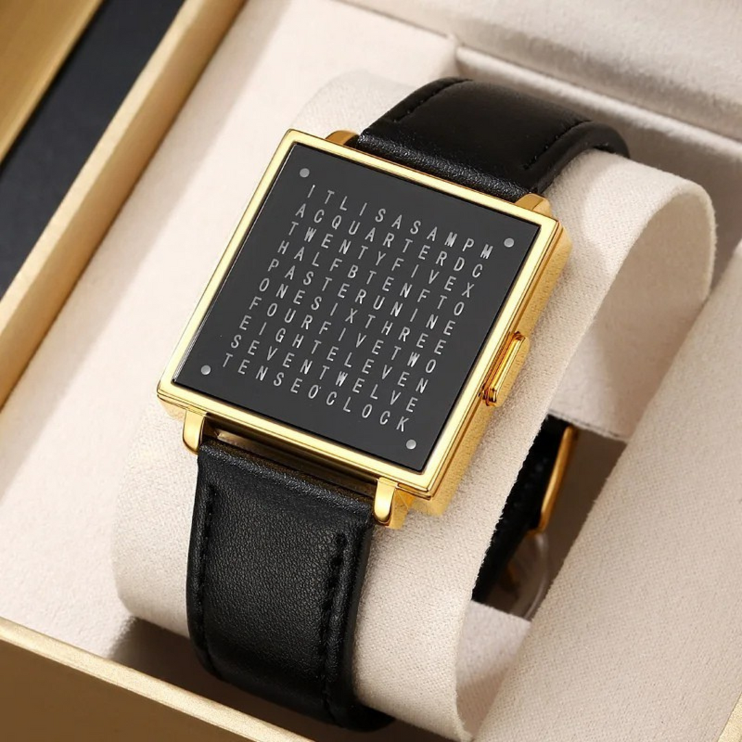 WordTime - Orologio Con Display Digitale Matrix
