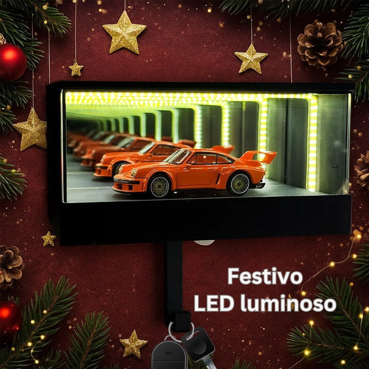 NeonMirror - Portachiavi Infinito Garage