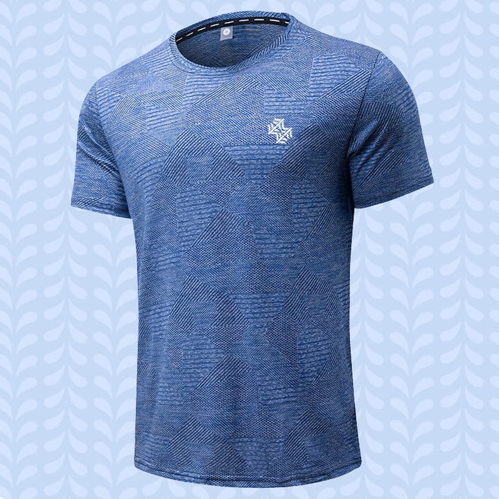 Artem - Maglietta Casual a Maniche Corte Con Scollo Rotondo