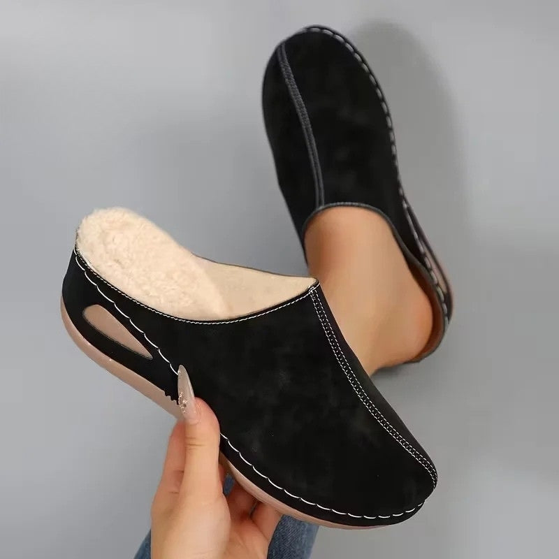 Lirona - Comodi Mocassini Slip-on Con Fodera in Pile