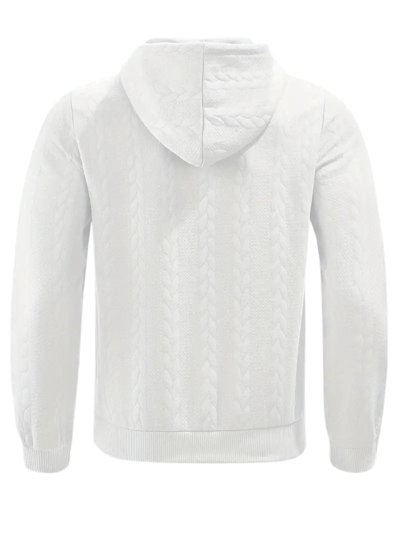 Philipp - Felpa Con Cappuccio E Zip Casual A Maniche Lunghe