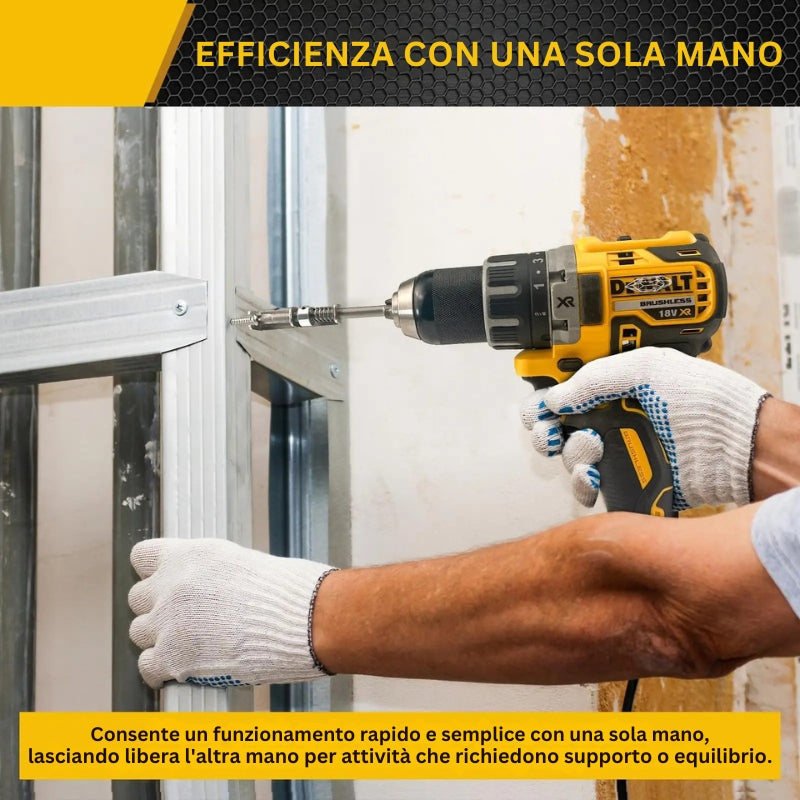 DrillMate - Portaviti Con Chiusura a Molla
