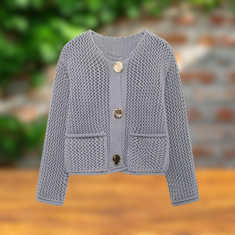 Stacey - Inverno Lavorazione a Maglia Cardigan