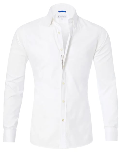 Ceferino - Camicia Disinvolto A Maniche Lunghe Con Bottoni