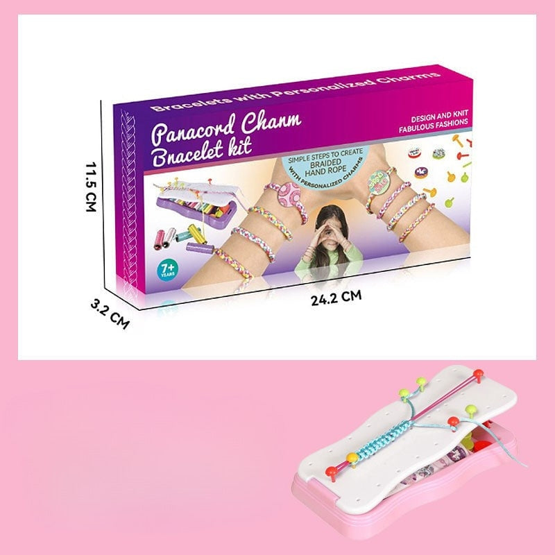 CharmCraft - Kit Fai Da Te Per Intrecciare Cordicelle a Mano