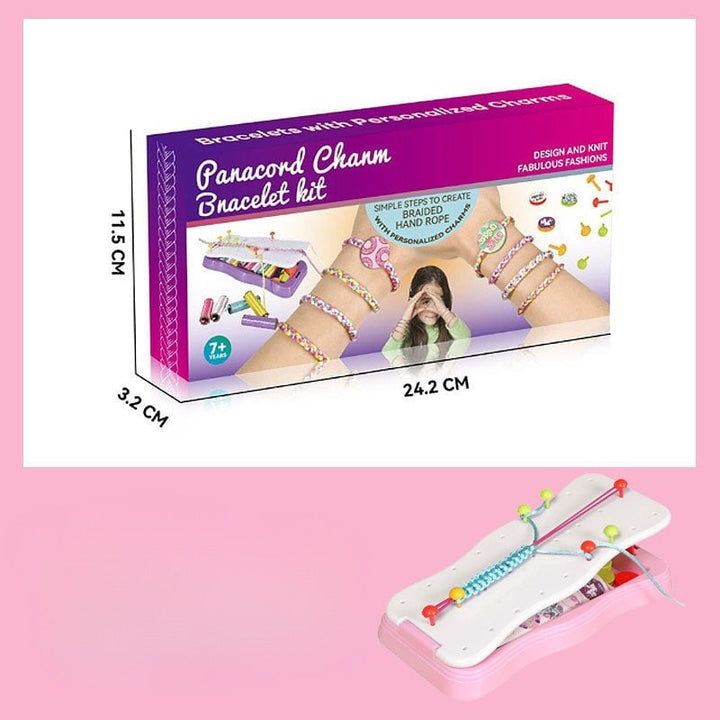 CharmCraft - Kit Fai Da Te Per Intrecciare Cordicelle a Mano