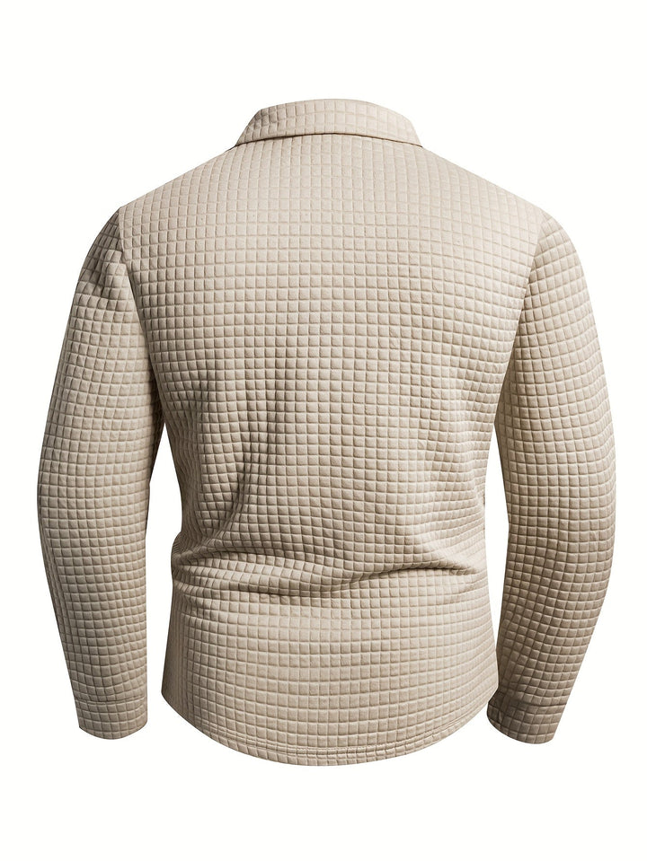 Juergen - Camicia Casual a Maniche Lunghe Con Bottoni