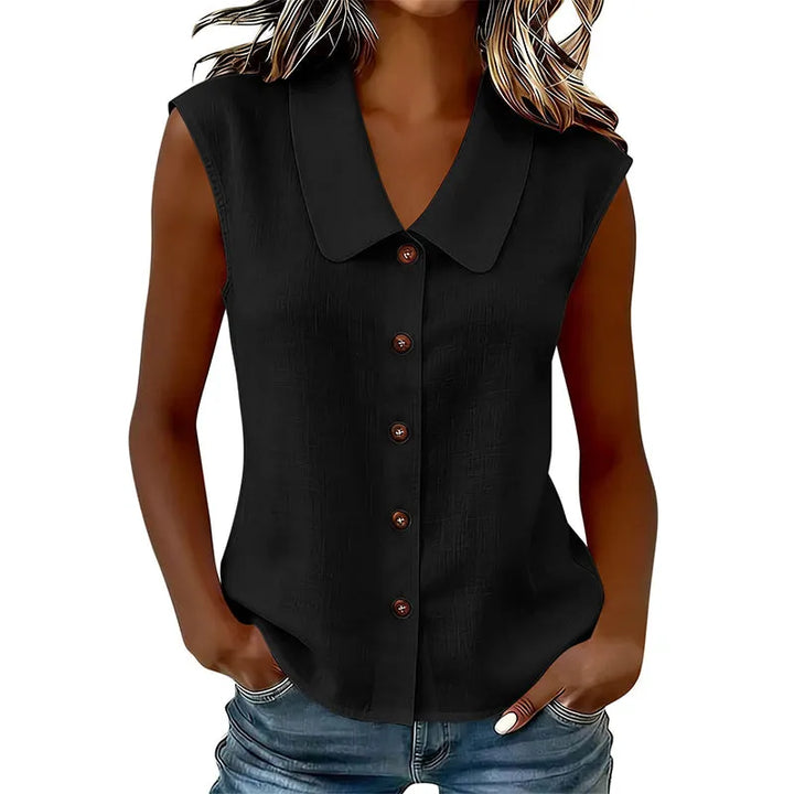 Chisato - Camicia Con Scollo a V E Bottoni