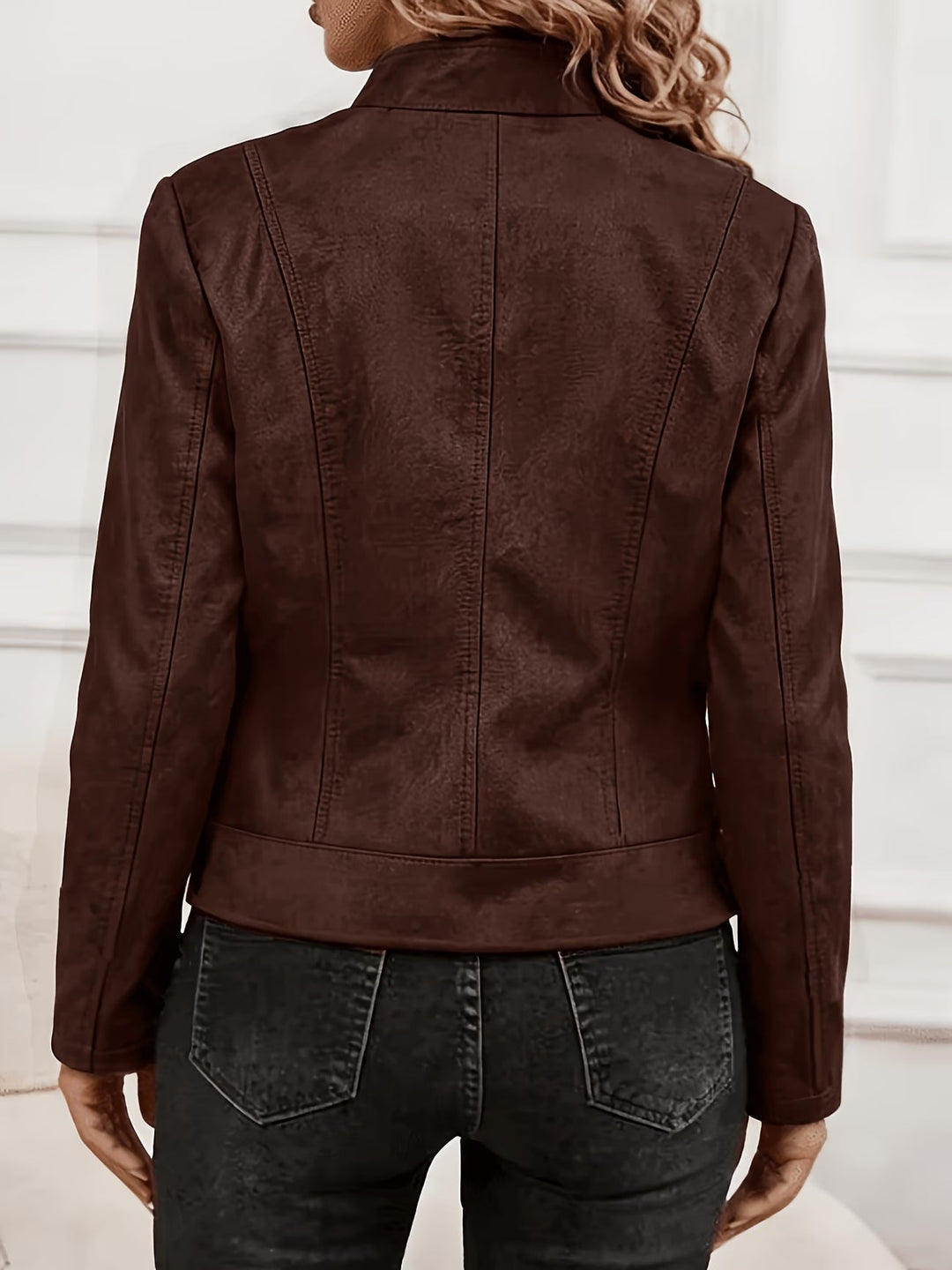 Amina - Long Sleeve Zip-Up Jacket