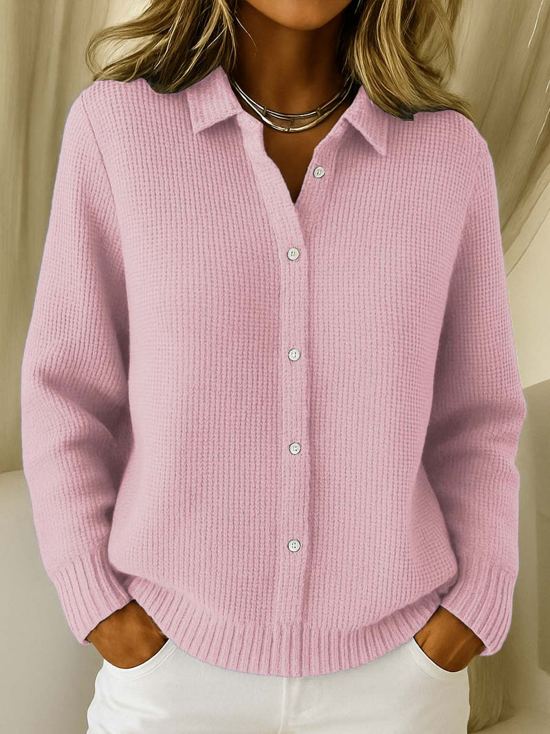 Nofar - Cardigan Classico in Maglia Con Bottoni