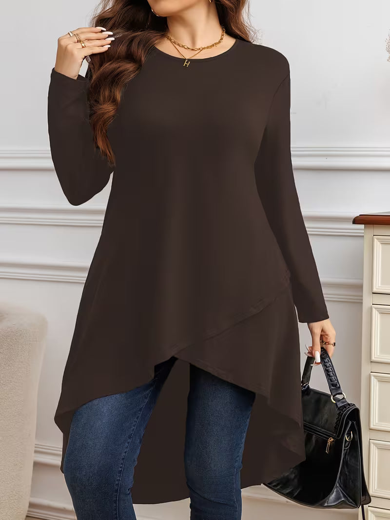 Neasa - Elegante Maglietta a Maniche Lunghe