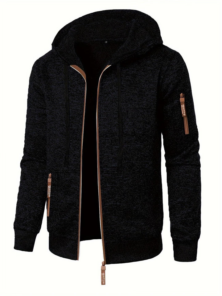 Ewen - Felpa Con Cappuccio a Maniche Lunghe E Zip