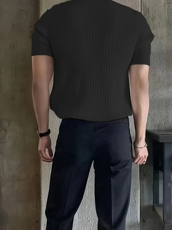 Avgustin - Polo Casual A Mniche Corte