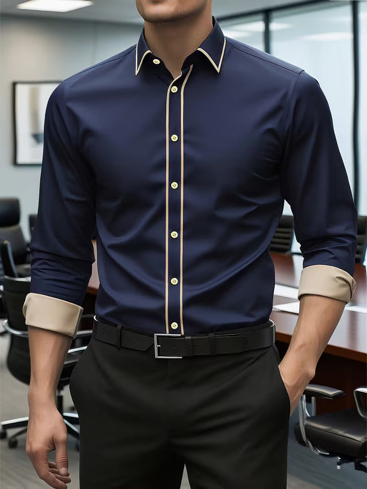 Daven - Camicia Business Vestibilità Slim Casuale
