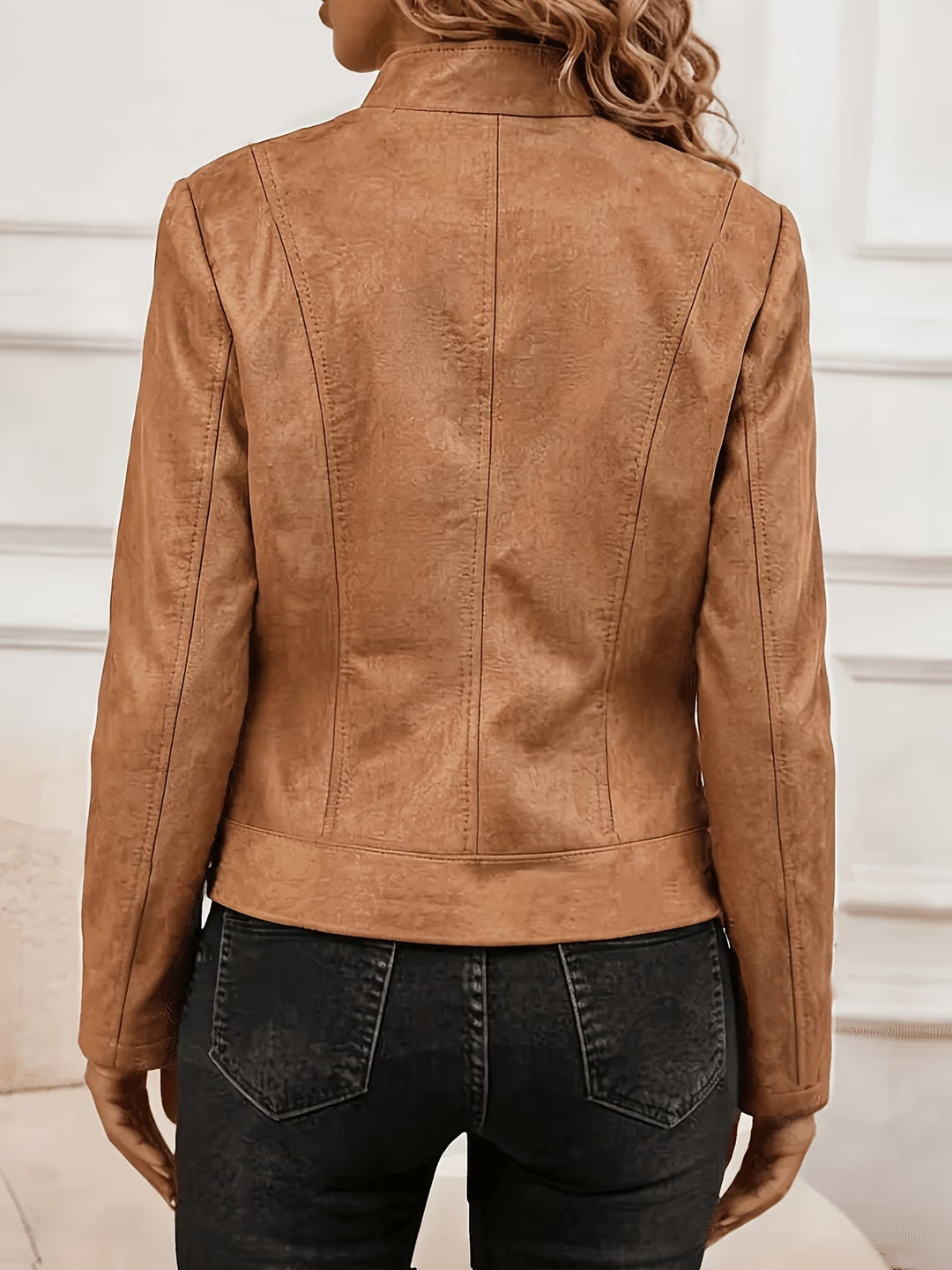 Amina - Long Sleeve Zip-Up Jacket