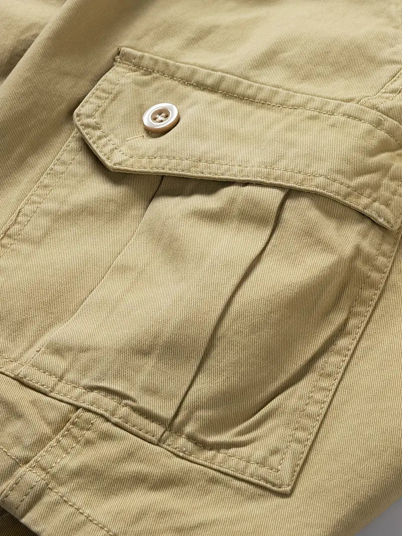 Mauro - Pantaloncini Eleganti Con Tasche Multipli