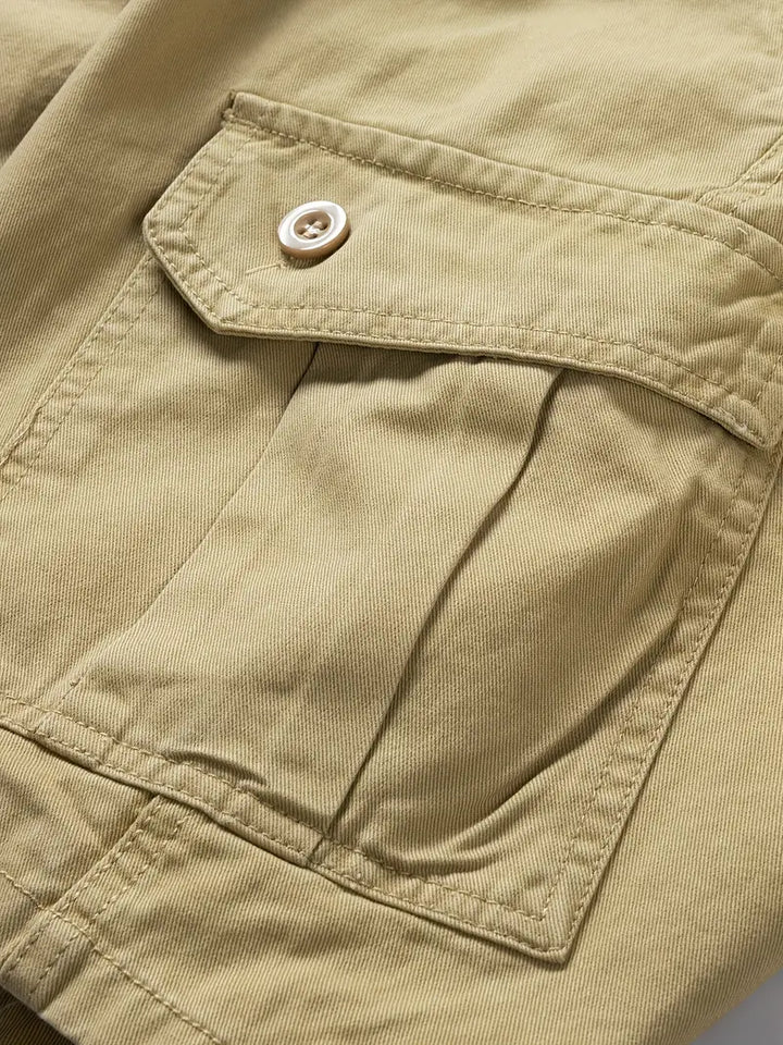 Mauro - Pantaloncini Eleganti Con Tasche Multipli