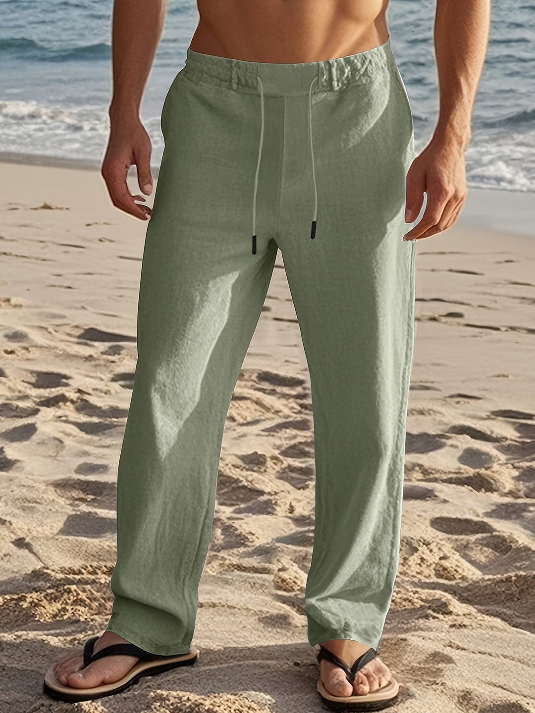 Erikas - Comodi Pantaloni Di Lino