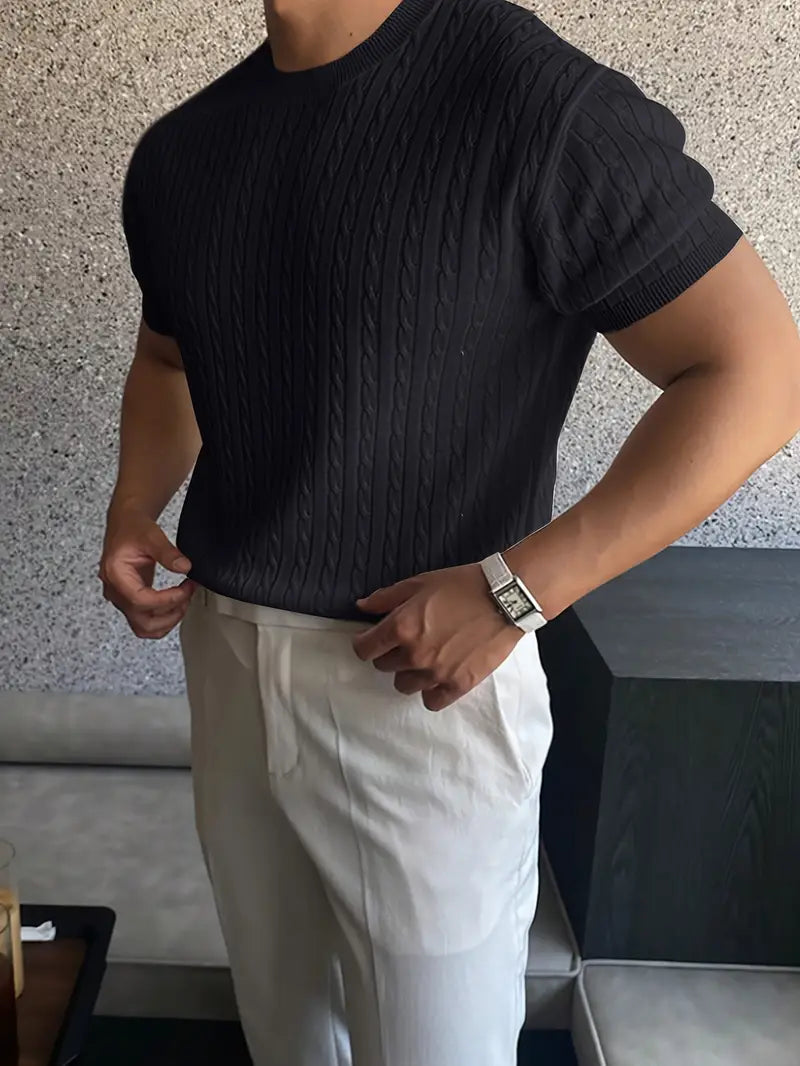 Kiril - Elegante Maglione Lavorato A Maglia