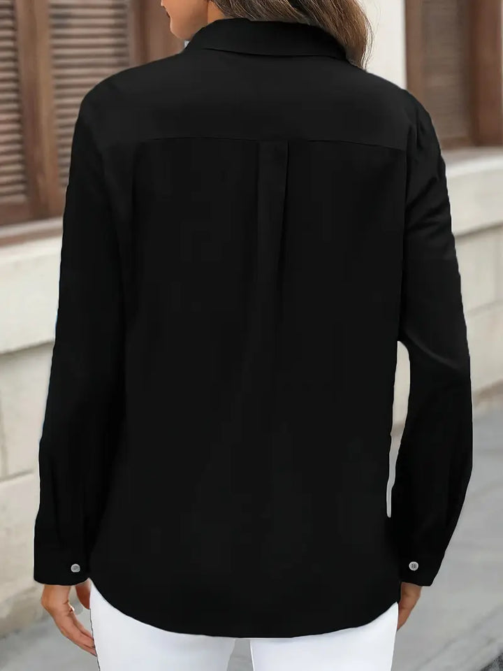 Athena - Camicia In Cotone Con Tasche Frontali