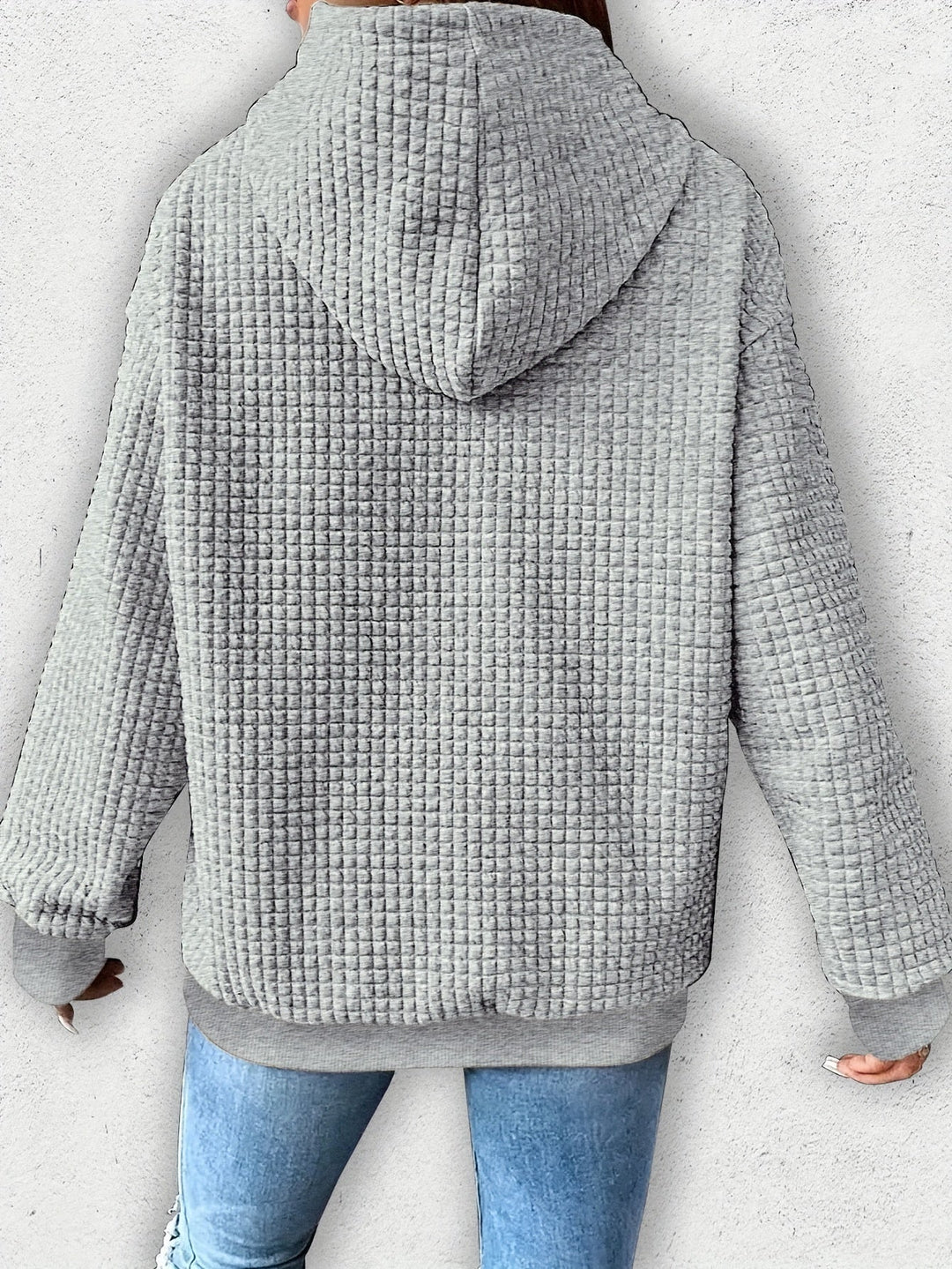 Urmela - Felpa Con Cappuccio Casual In Poliestere Con Tasche