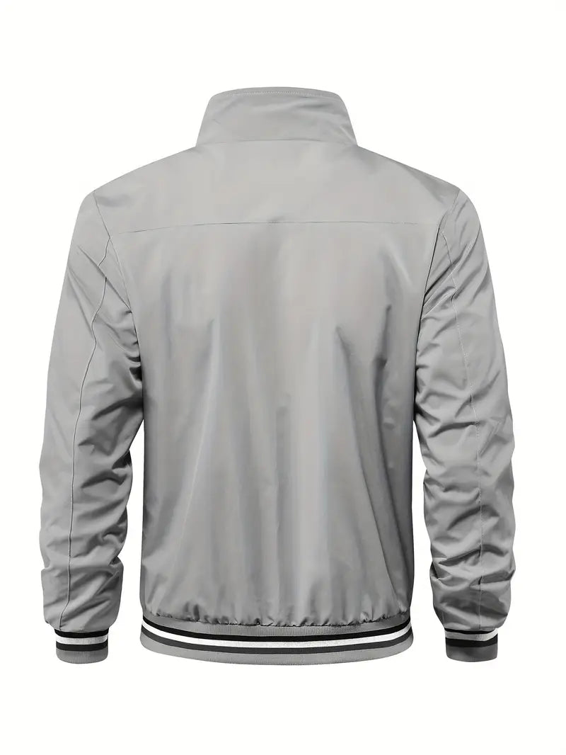 Stanton - Giacca Collare Stand Zip Up Casuale