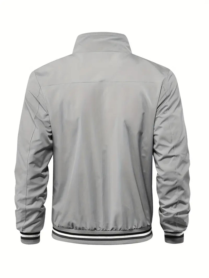 Stanton - Giacca Collare Stand Zip Up Casuale