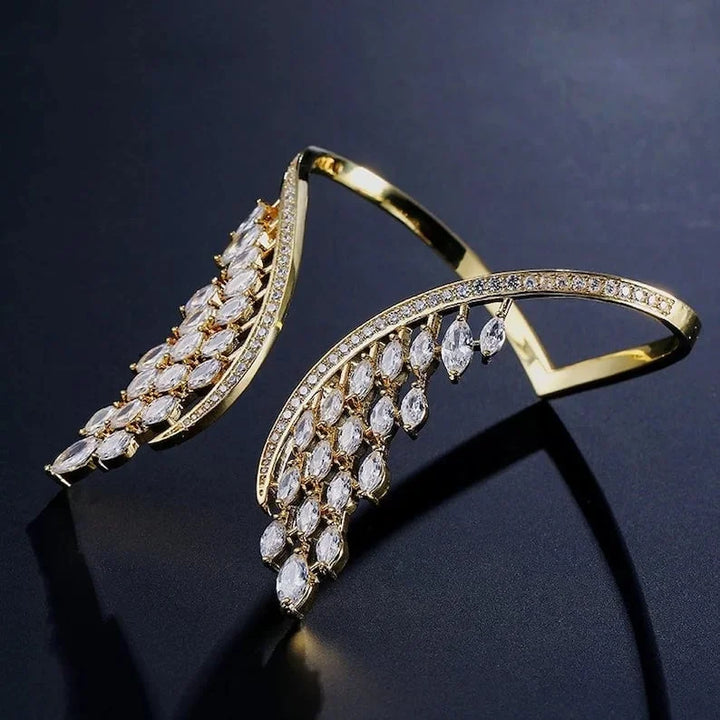 Evita - Bracciale e Anello con ali d'angelo