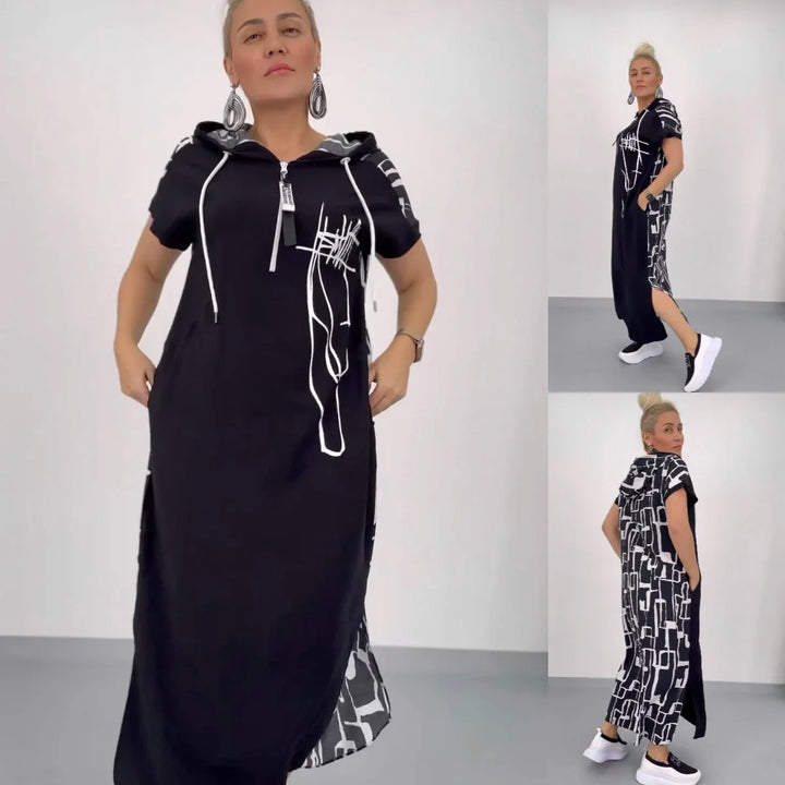Filiz - Abito Lungo Ed Elegante Con Cappuccio