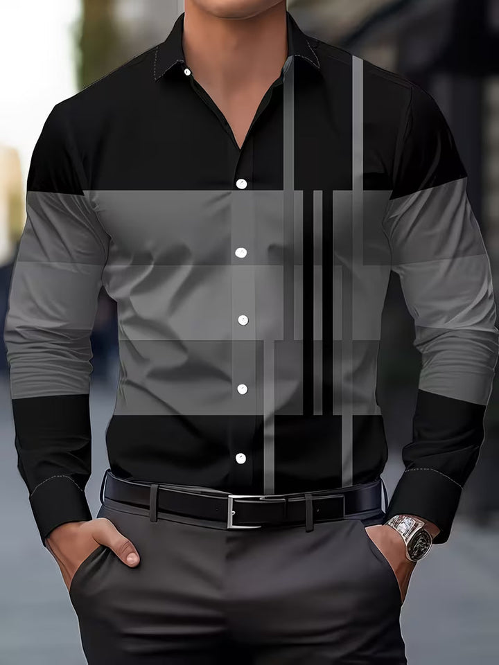 Mehmed - Camicia Casual Con Bottoni