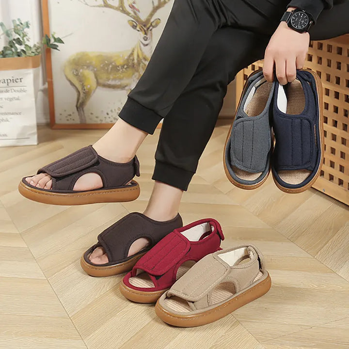 Karena - Sandali Regolabili Con Chiusura in Velcro Antiscivolo