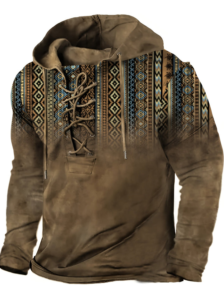 Sandeep - Felpa Con Cappuccio Casual Stampata In 3D