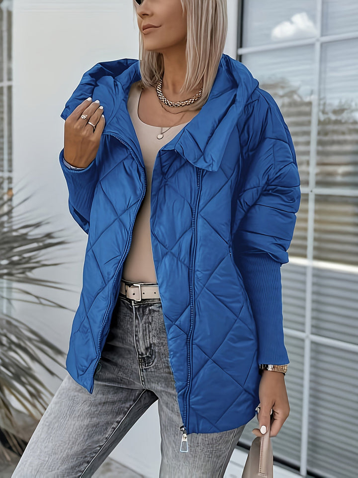 Ariantha - Giacca Trapuntata Con Cappuccio E Cerniera