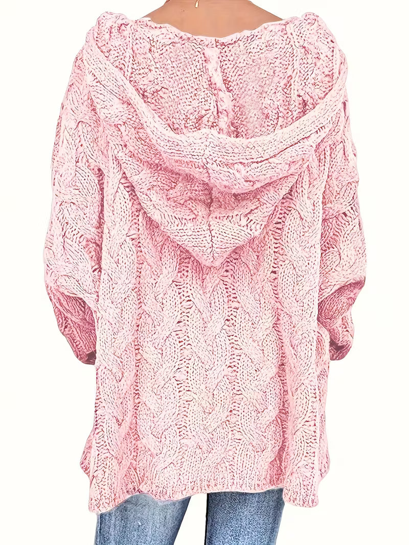 Hailee - Maglione Informale a Maniche Lunghe In Maglia