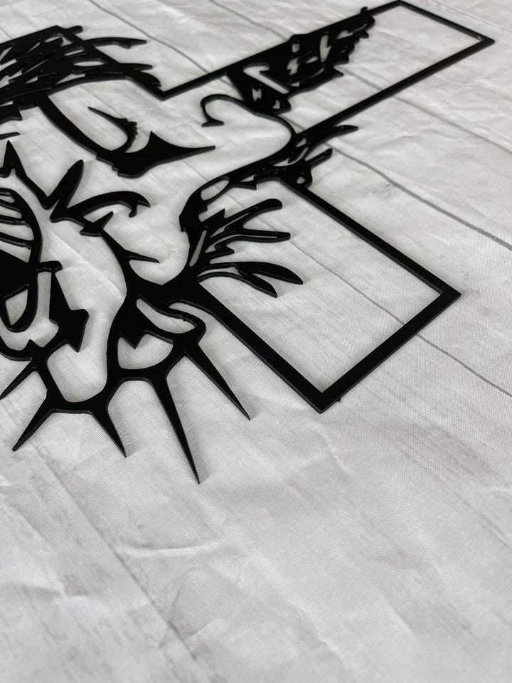 ChristCraft - Croce di Gesù in Metallo Decorazione da parete con Gesù