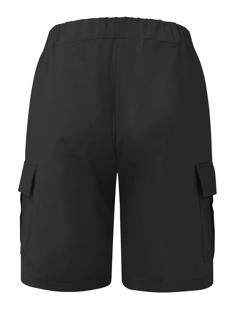 Jelte - Pantaloncini Cargo Casual Non Elasticizzati Con Coulisse