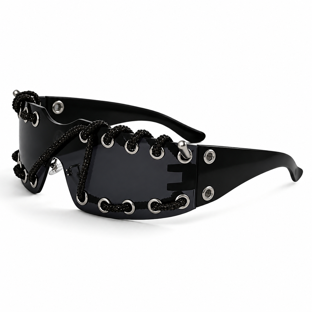 ChainShade - Occhiali Da Sole Alla Moda Con Lenti Borchiate