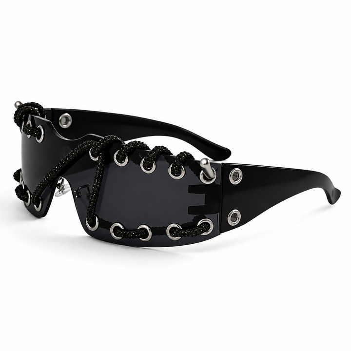 ChainShade - Occhiali Da Sole Alla Moda Con Lenti Borchiate