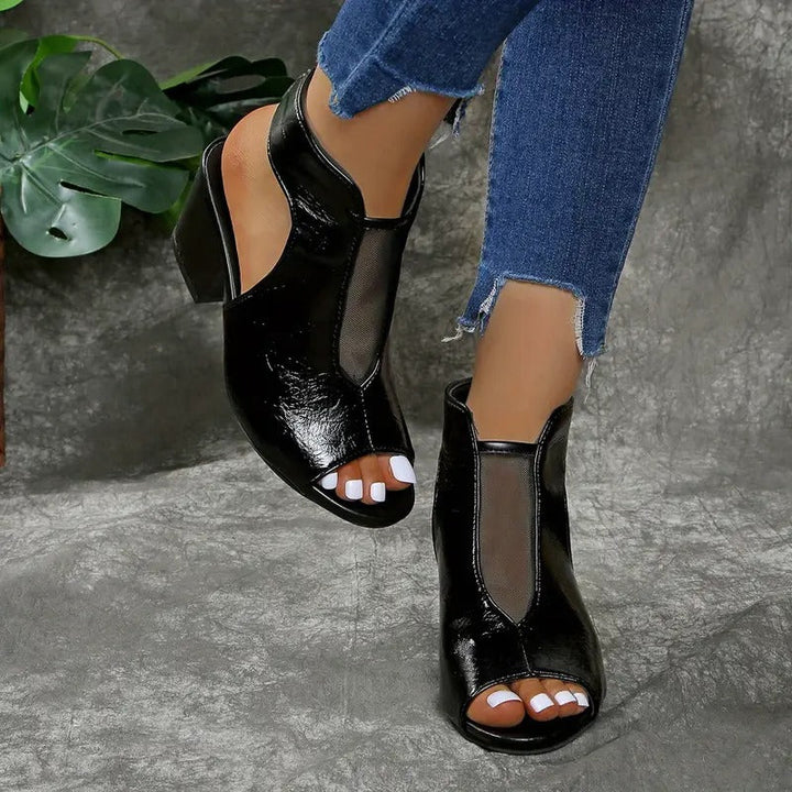 Thomis - Sandali Antiscivolo In Pelle Con Punta Aperta