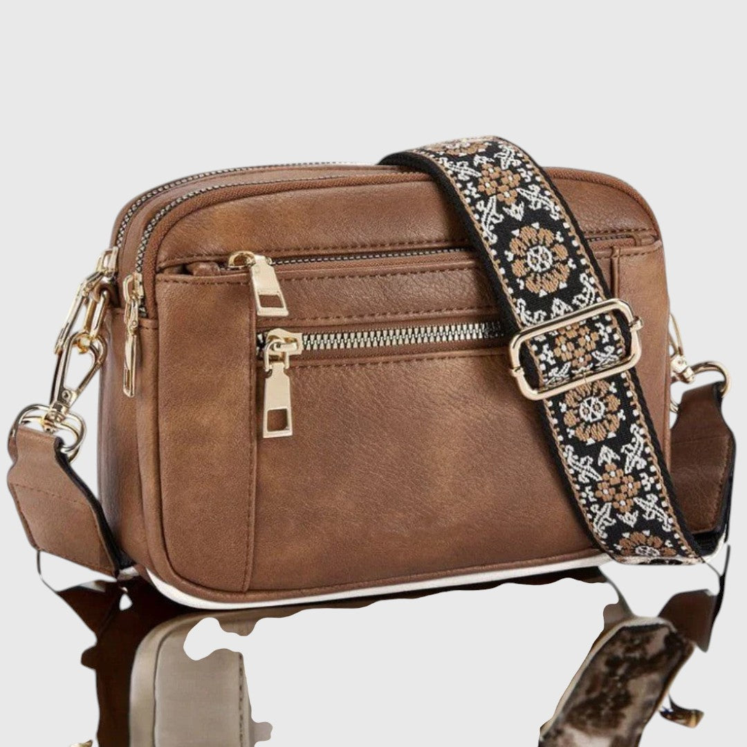 Sharena - Borsa a Tracolla Con Cinturino Floreale