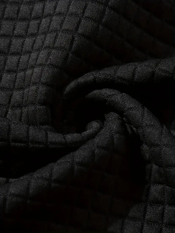 Arvid - Felpa Con Cappuccio Colore Blocco Testurizzata